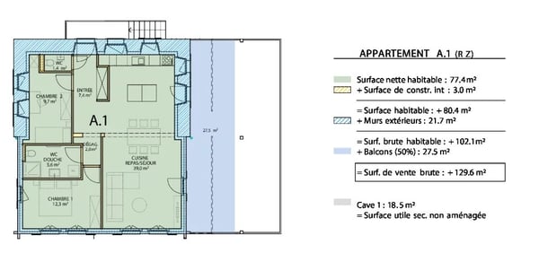1.5 pièces lumineux et spacieux à Nendaz 4 Vallées 5