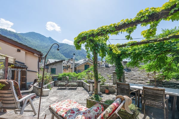 La Dolce Vita über den Dächern von Chiavenna