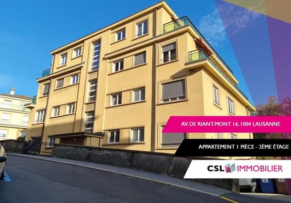 2.0 Appartement chambre Dans Lausanne 1