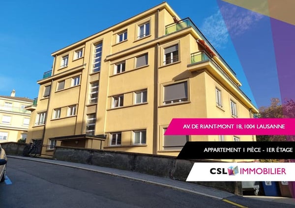 2.0 Appartement chambre Dans Lausanne 1