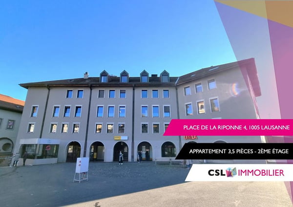 Appartement en plein centre de Lausanne 1