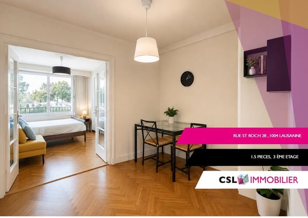 Appartement au centre de lausanne 1