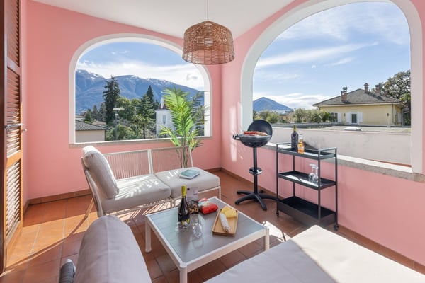 Appartamento arredato 1.5 locali con balcone ad Ascona 1