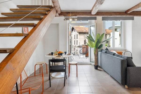 1 locali Duplex arredato in Via San Gottardo a Bellinzona 2