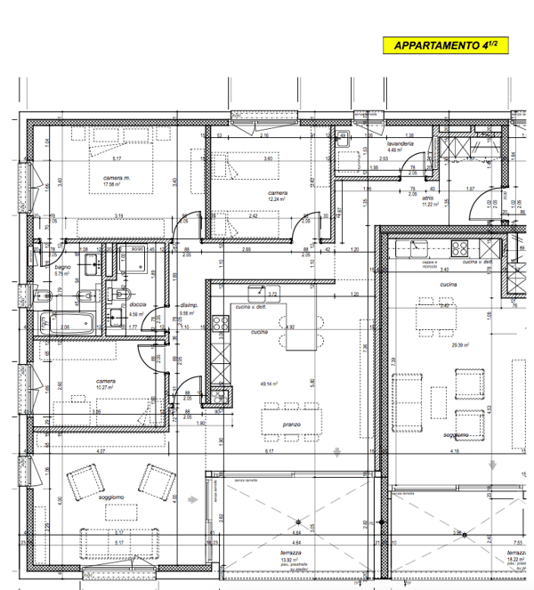 Affittasi appartamento 4.5 locali - Sementina 6
