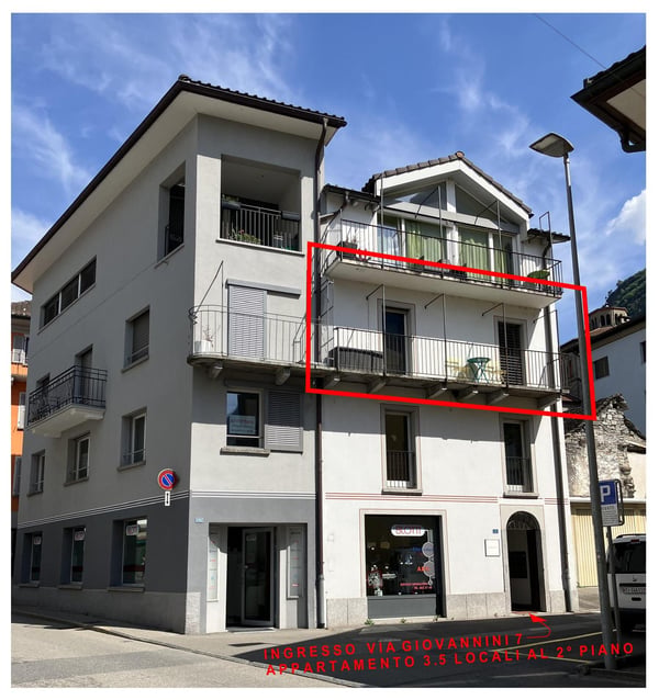 Appartamento di 3.5 locali in affitto a Biasca 1