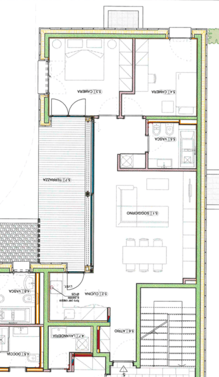 Appartamento arredato di 3.5 locali con terrazza coperta e giardino 7