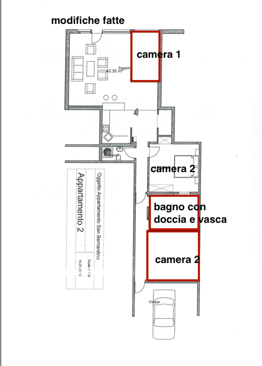 Appartamento arredato di 1.5 locali a S. Bernardino 9