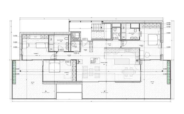 Immeuble de 3 perles de haut standing avec une vue magique 10