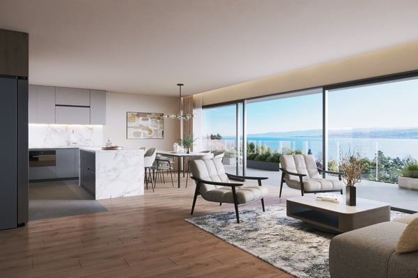 Immeuble de 3 perles de haut standing avec une vue magique 6