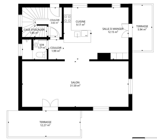 Maison individuelle à Chailly de 160 m2 + un sous-sol d'env. 60 m2! 7