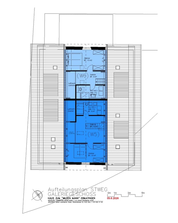 Aussergewöhnlicher Dachraum / LETZTE WOHNUNG Nr. W5 9