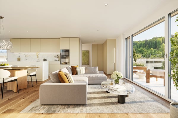 SPITZMATTE DUO - 12 moderne Eigentumswohnungen mit Top-Anbindung in Flamatt 2