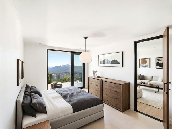 Modernes und großes 2.5-Zimmer-Apartment mit Panoramablick in Novazzano 3