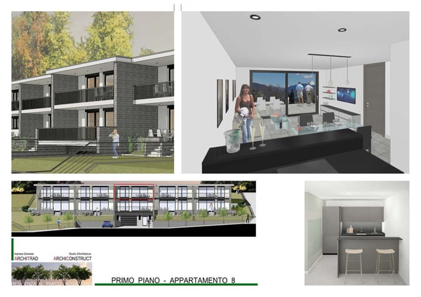 Grande appartamento 1.5 locali con vista panoramica a Novazzano 8