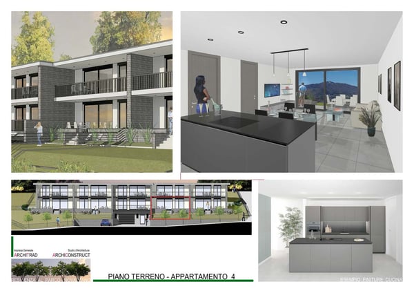 Grande appartamento 1.5 locali con giardino privato di 110m2 9