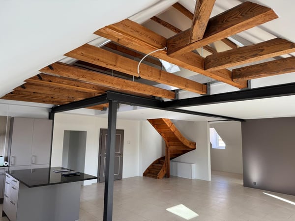 Magnifique appartement sous les toits de 1.5 pièces à La Chaux-de-Fonds 1