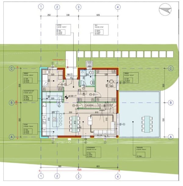 4 parcelles viabilisées avec projet validé à Pieterlen 7