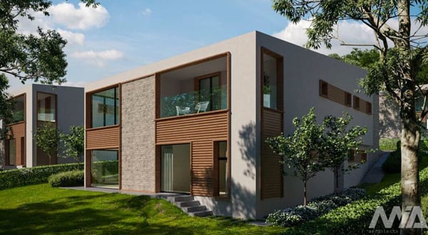 4 parcelles viabilisées avec projet validé à Pieterlen 3