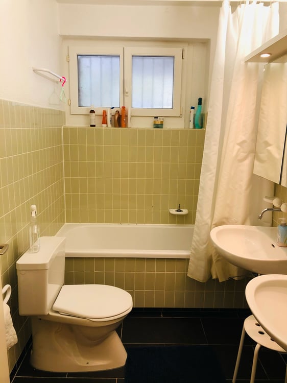 Bright 1-Room Garden Apartment with Balcony and Beautiful View into the Green – Zürich Witikon 11