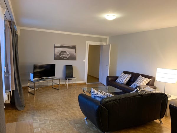 Bright 1-Room Garden Apartment with Balcony and Beautiful View into the Green – Zürich Witikon 4