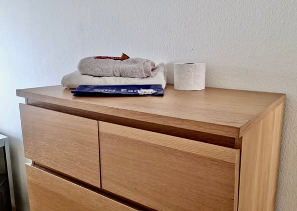 Quiet single room in a shared business apt with a large terrasse and view 11