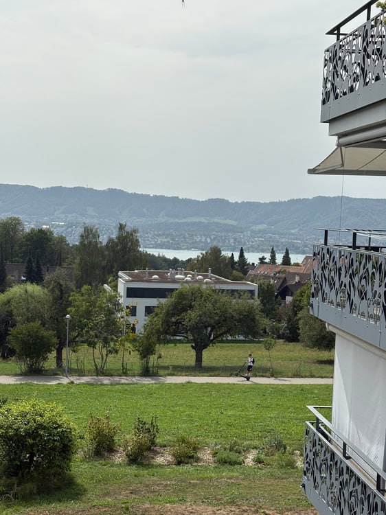 Möblierte 2.5-Zimmer-Wohnung mit Aussicht auf Zürichsee im Kreis 7