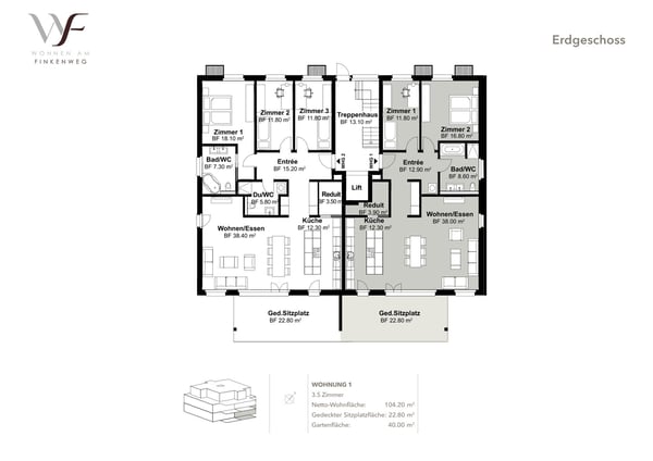 Schöne 3.5-Zimmer Gartenwohnung in Schönbühl 7