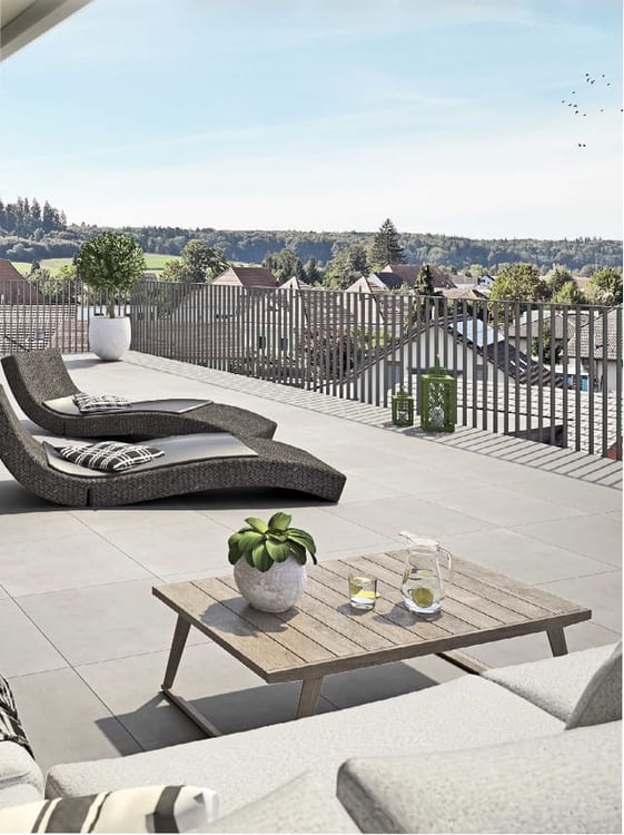 3.5-Zimmer-Attikawohnung mit 75 m² Terrasse in Biberist kaufen 2