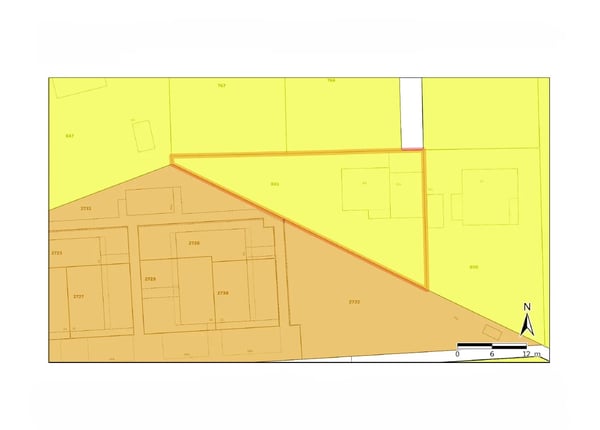 Bauland 1'148 m², voll erschlossen, zentrale Lage in Flamatt 8