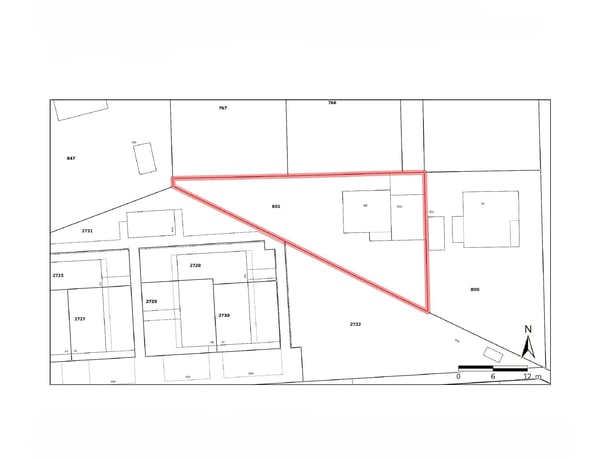 Bauland 1'148 m², voll erschlossen, zentrale Lage in Flamatt 6