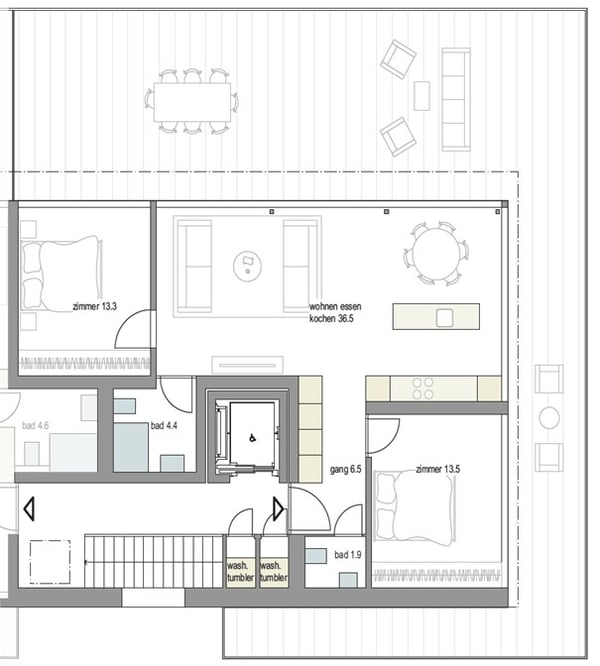 Moderne 1.5-Zimmer-Dachwohnungen in Olten - Neubau 2026 6