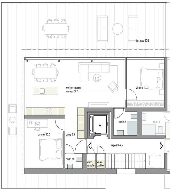 Moderne 1.5-Zimmer-Dachwohnungen in Olten - Neubau 2026 5