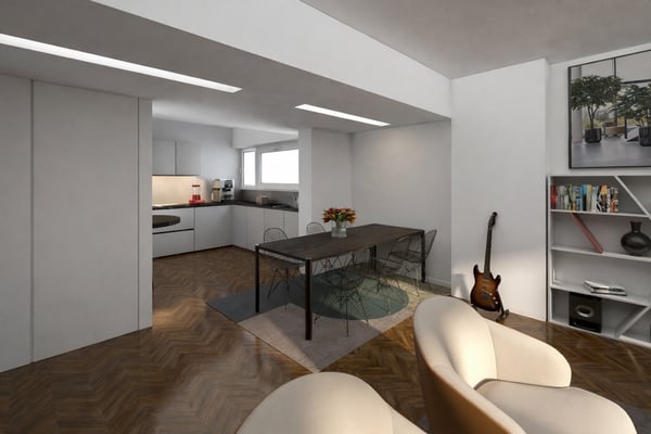 PAZZALLO â 3.5 LOCALI AL SESTO PIANO: LUCE E SPAZIO 11