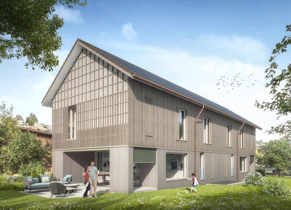 RESERVIERT 2/2 - Neubau Doppeleinfamilienhaus AM RING 1
