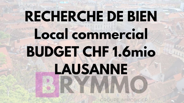 Local commercial 240–250 m² au centre de Lausanne 1