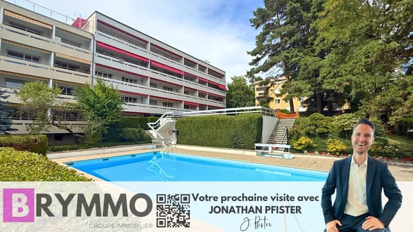 Pépite au cœur de Lausanne : Studio avec grand balcon & piscine 1