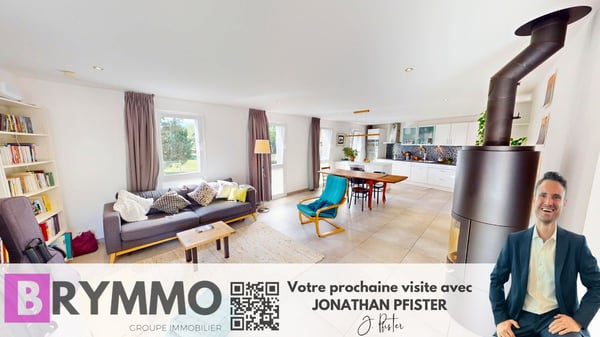 Esprit maison pour ce superbe triplex familial de 4 chambres à Yens 3