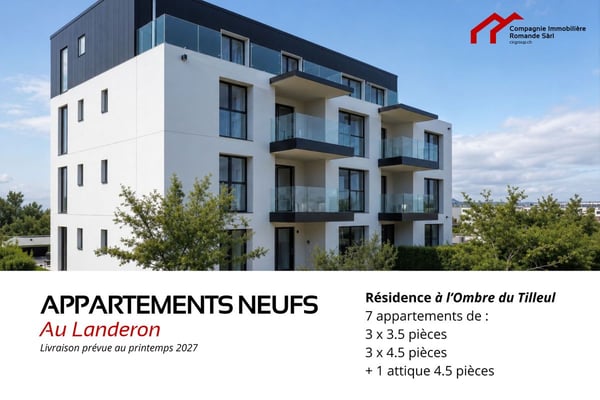 Appartement sur plans 4,5 pièces au Landeron 1