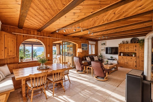 Chalet avec vue sur les Alpes - Résidence secondaire autorisée 1