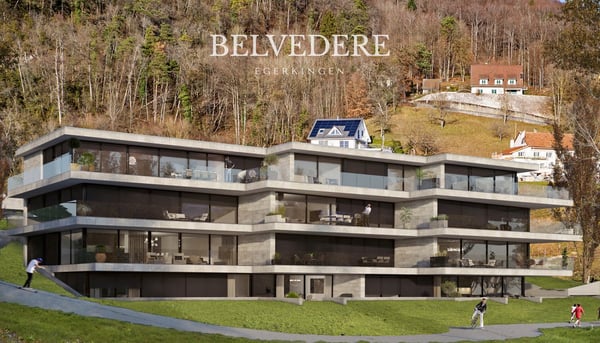 Moderne 1.5-Zimmer Terrassenwohnung mit privater Aussichtslage – Belvedere Egerkingen 2