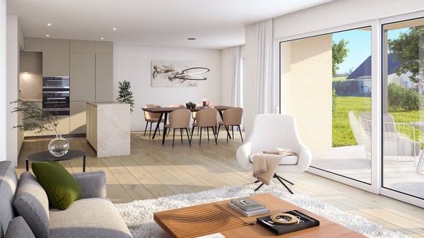 Neubau: 1.5-Zimmer-Wohnung mit grosszügigem Balkon oder Garten in Ettingen 5