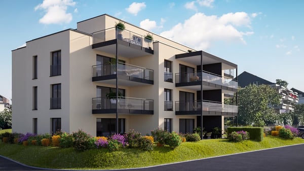 Neubau: 2.5-Zimmer-Wohnung mit Garten in Oberwil 3