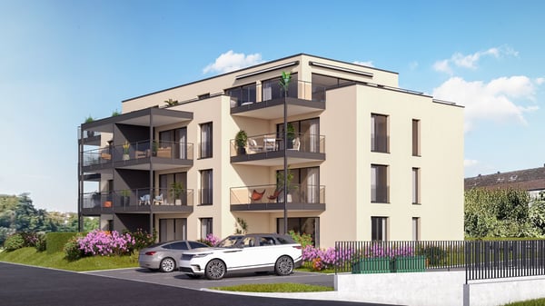 Neubau: 2.5-Zimmer-Wohnung mit Garten in Oberwil 2