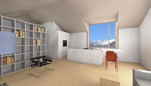 Residenza Pron, Appartamento, 1.5 Locali, Primo Piano Sud, Giubiasco ppp 5 7