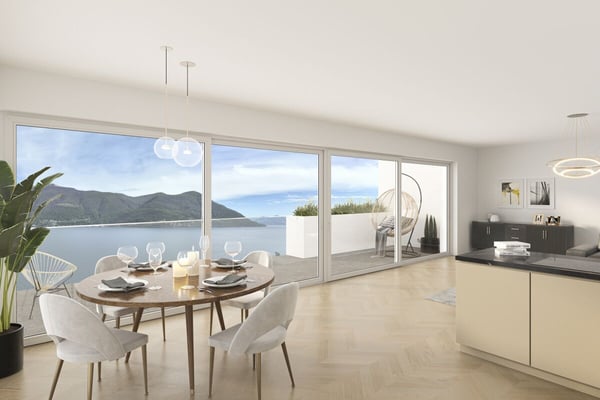Residenza Riasco Riva, Appartamento di 4.5 locali, Con Giardino. Brissago (B3.08) 5