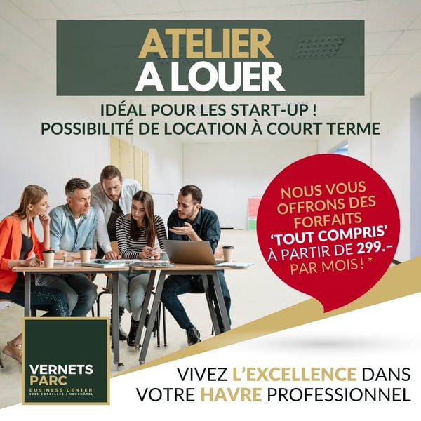 Magnifiques locaux tout inclus dès 600.- 10