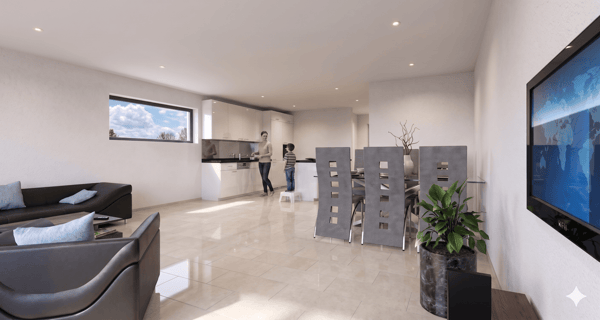 Moderne 4.5-Zimmer-Doppelhaushälfte in Meinisberg 2