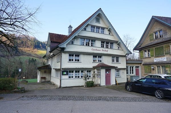 Ensemble mit Gasthaus, 2 Wohnungen & Scheune in Nesslau - kaufen 1