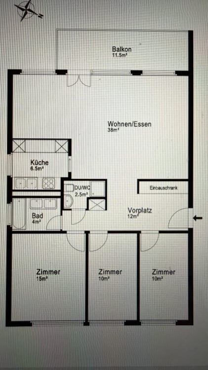 4.5-Zi.-Wohnung mit Balkon in Bremgarten 2
